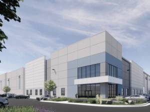 Rendering of Building C inside the Platte International Commerce Center in greater Kansas City, Mo.